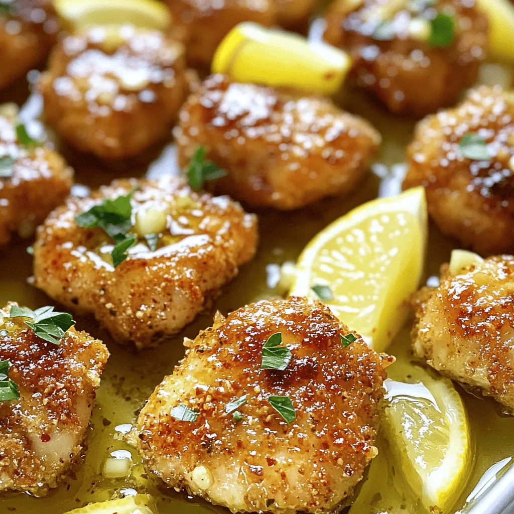 Lemon Garlic Chicken Bites Tasty and Simple Recipe