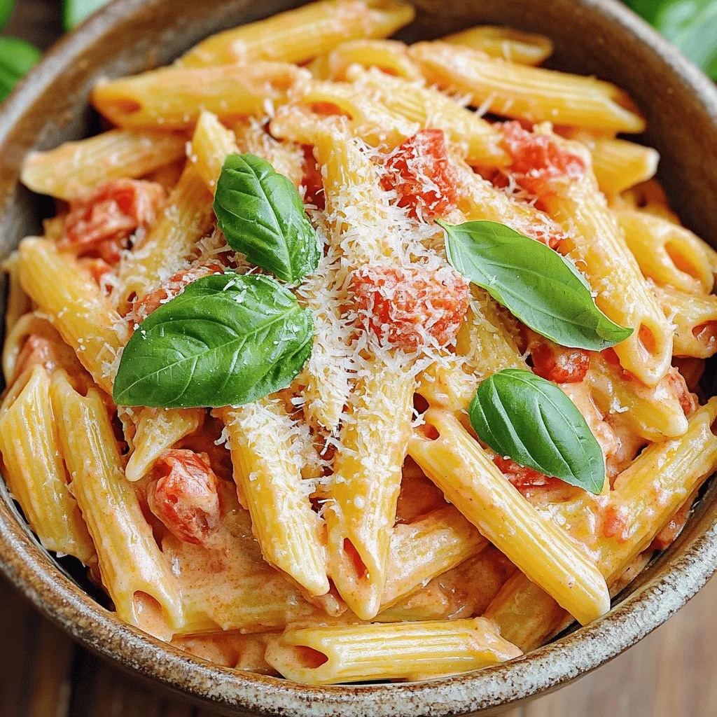 Creamy Vodka Pasta Delightful and Easy Recipe