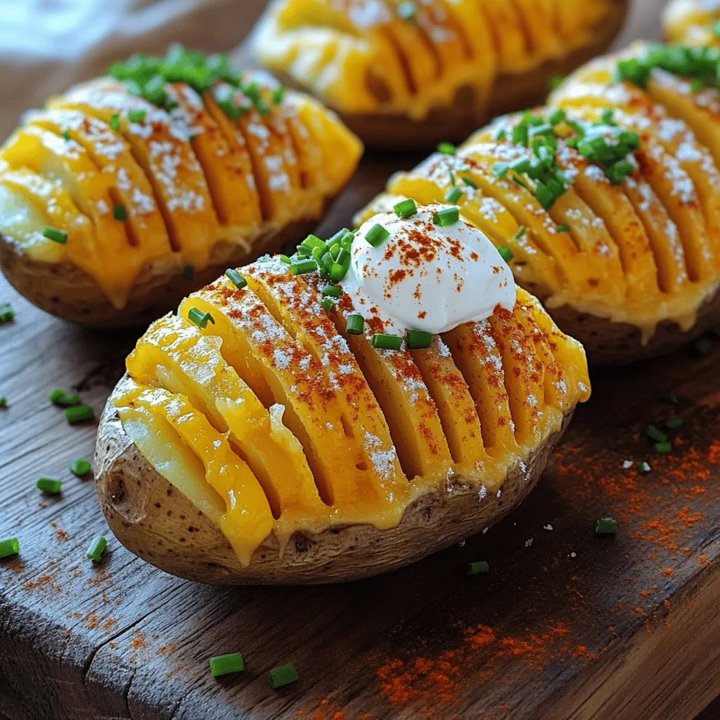 To make ultimate cheesy hasselback potatoes, you need a few key ingredients. Here’s what you will need: