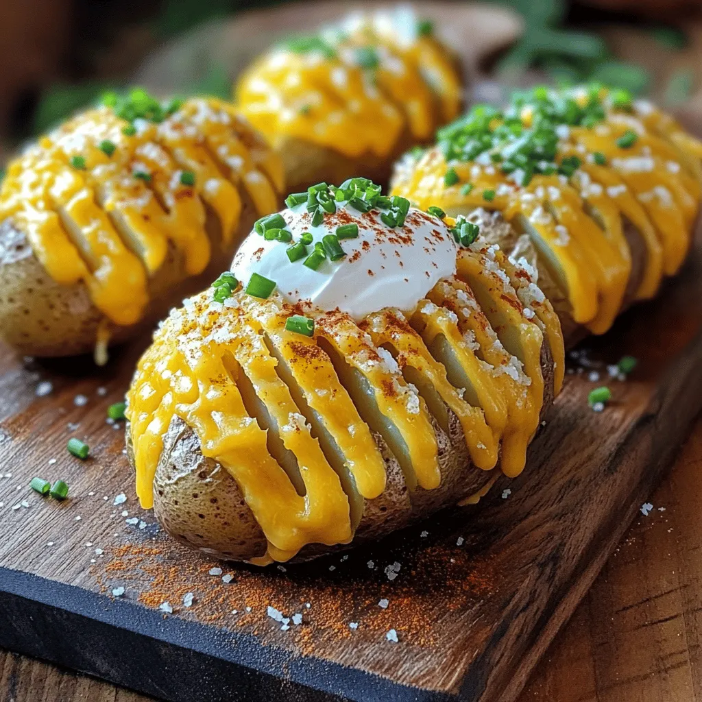 Cheesy Hasselback Potatoes Recipe That Delights