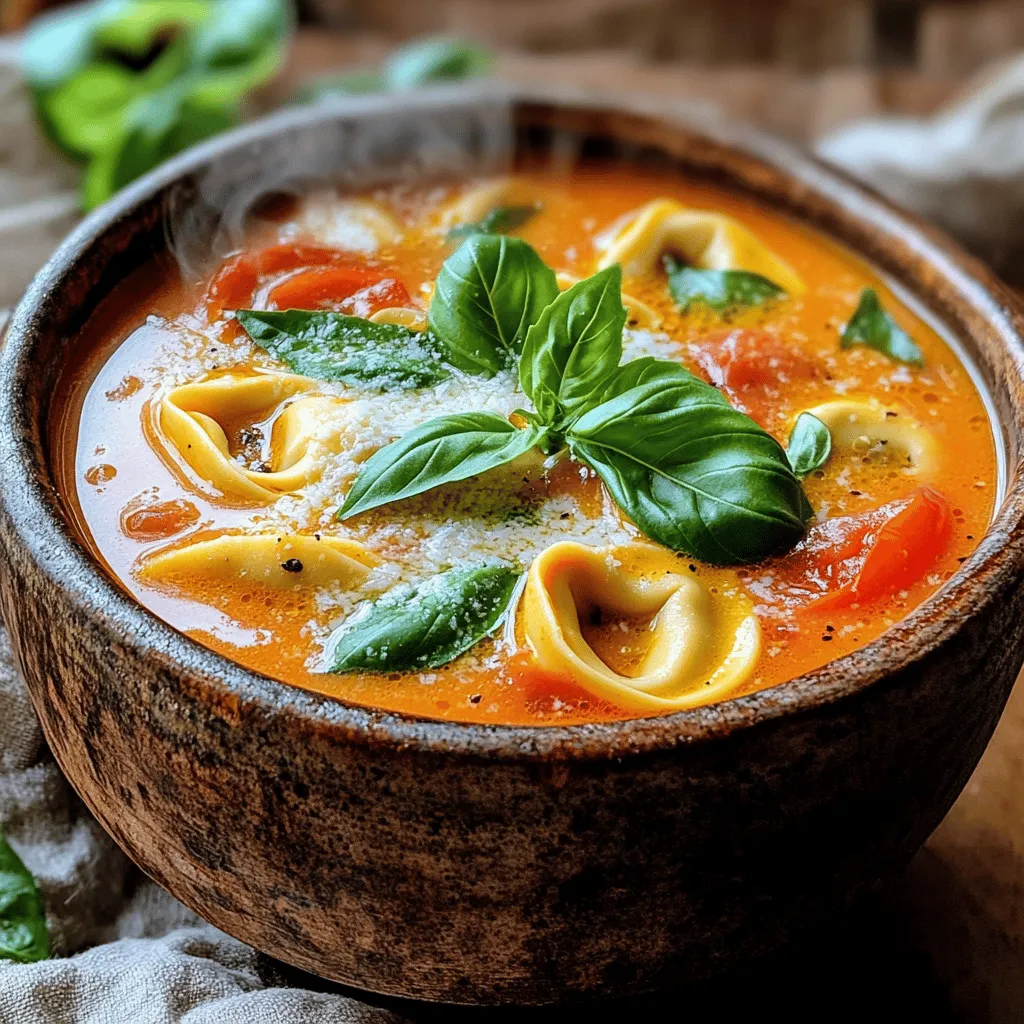 Creamy Tomato Basil Tortellini Soup Simple Delight