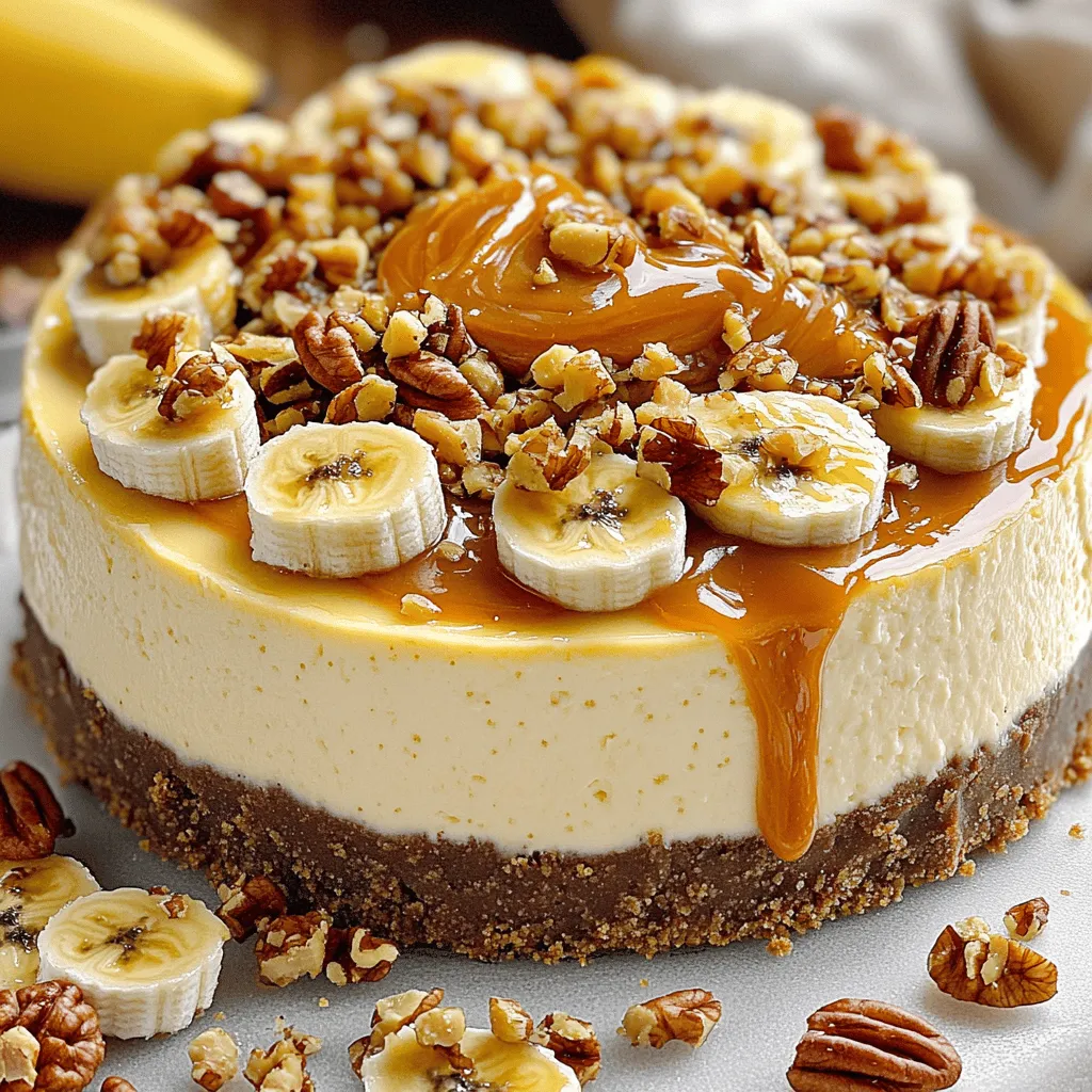 Irresistible Banana Caramel Nut Cheesecake Recipe