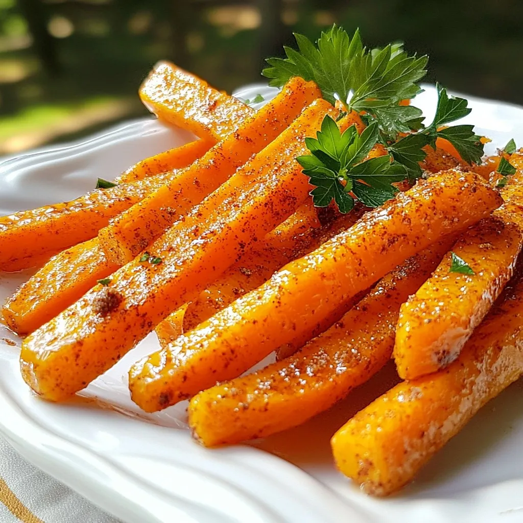 Maple Glazed Carrot Fries Flavorful and Easy Recipe