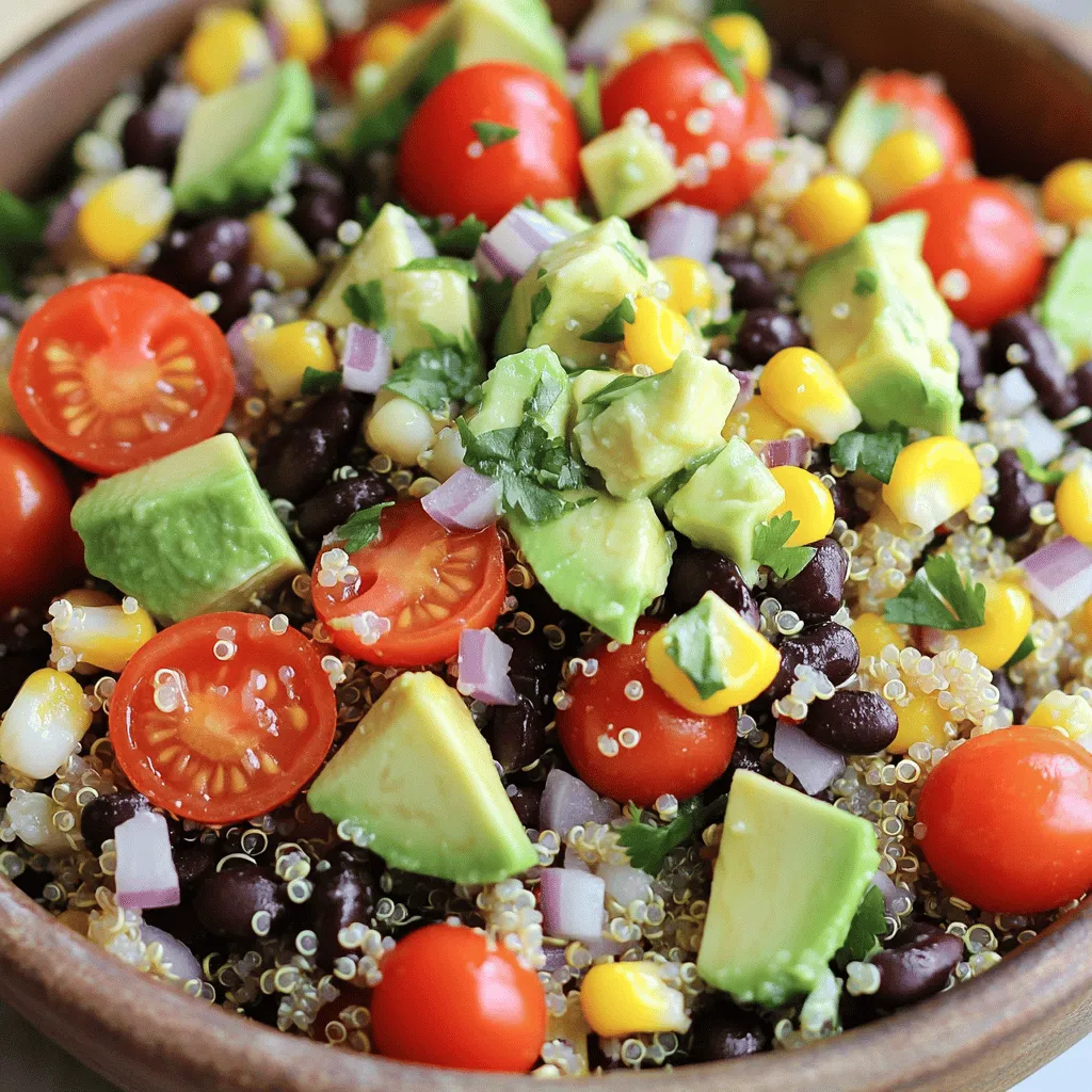 Southwest Quinoa Salad Fresh and Flavorful Delight
