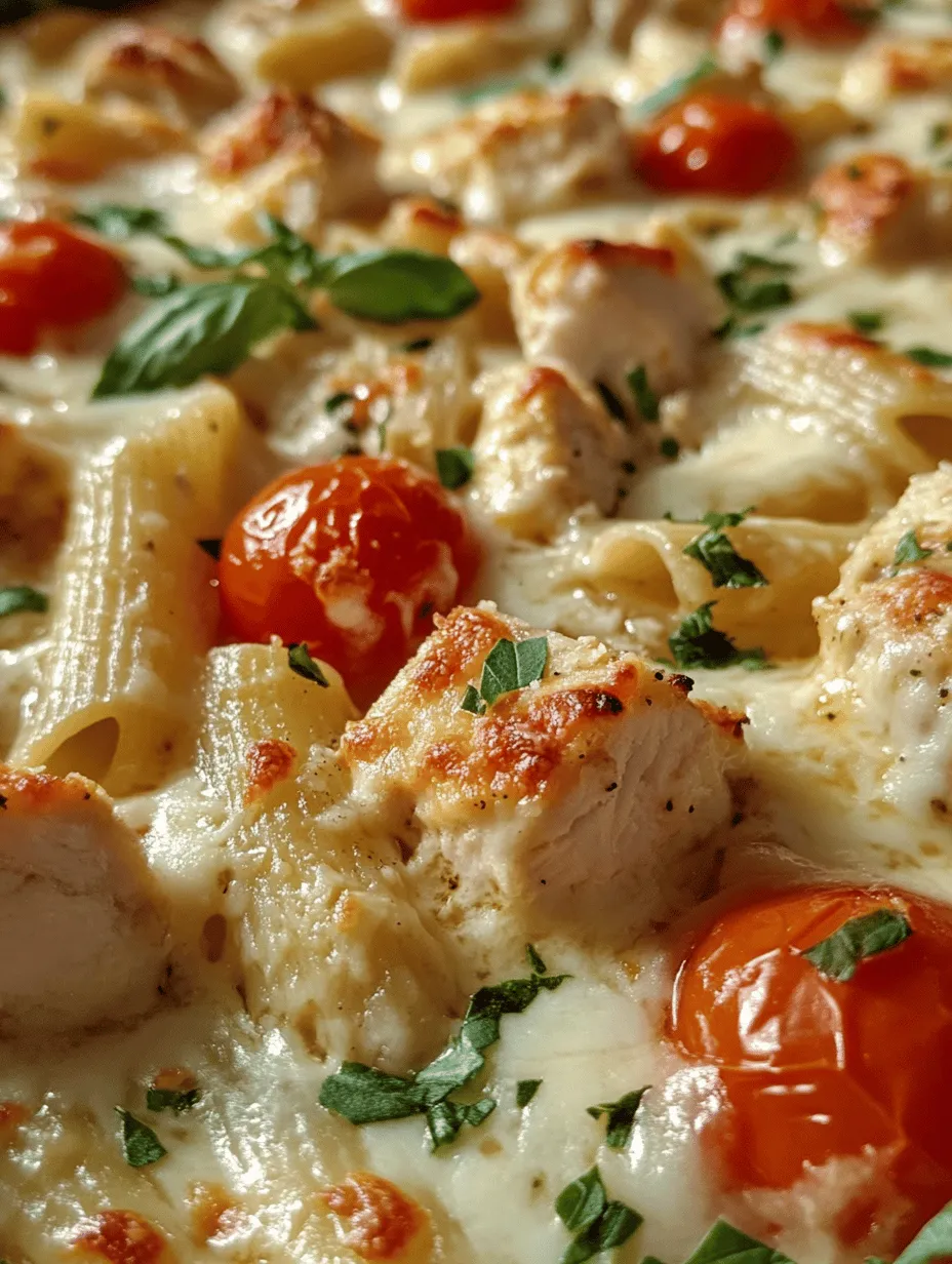 Cheesy Chicken Pasta Delight: A Creamy Culinary Experience