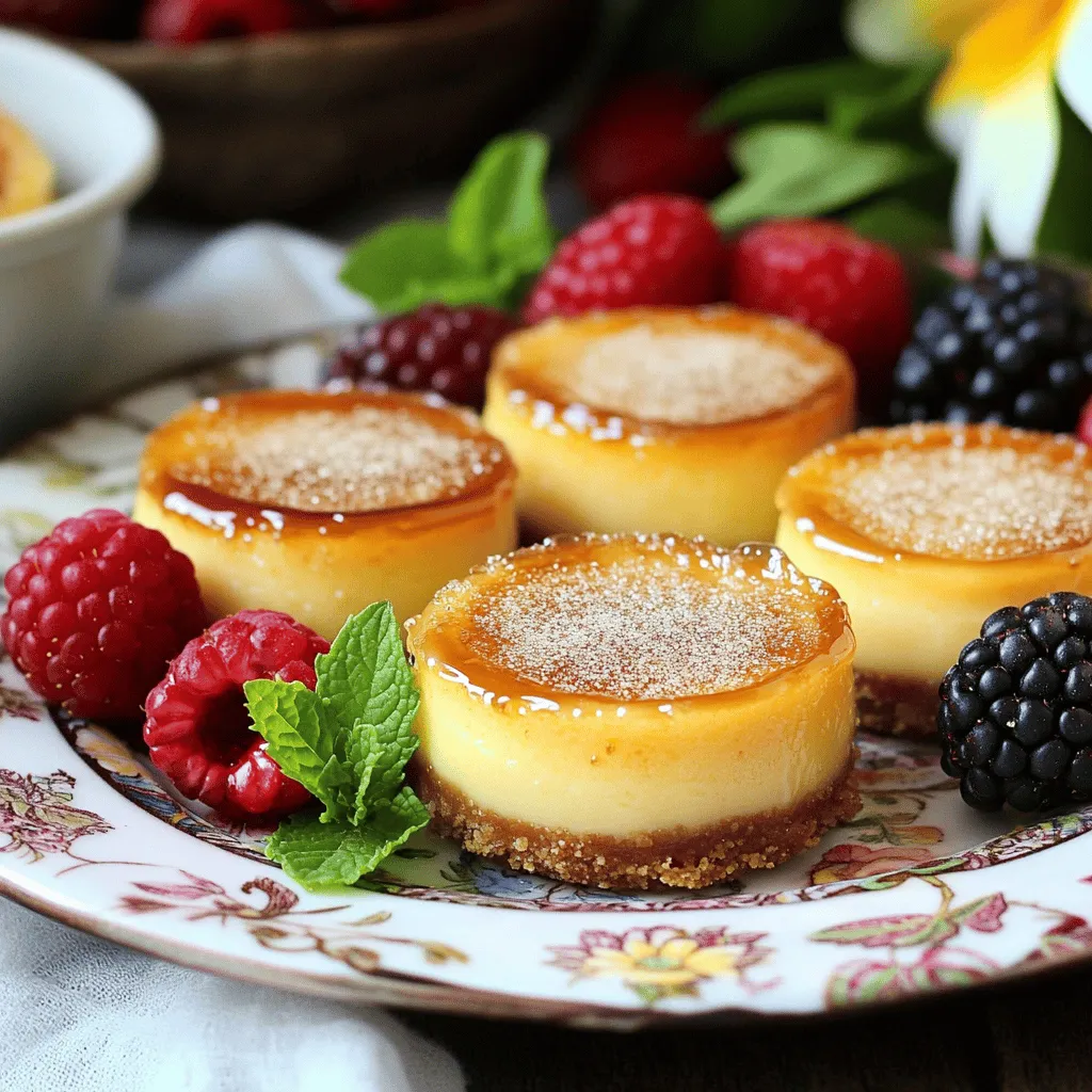 Mini Crème Brûlée Cheesecakes Delightful Dessert Recipe