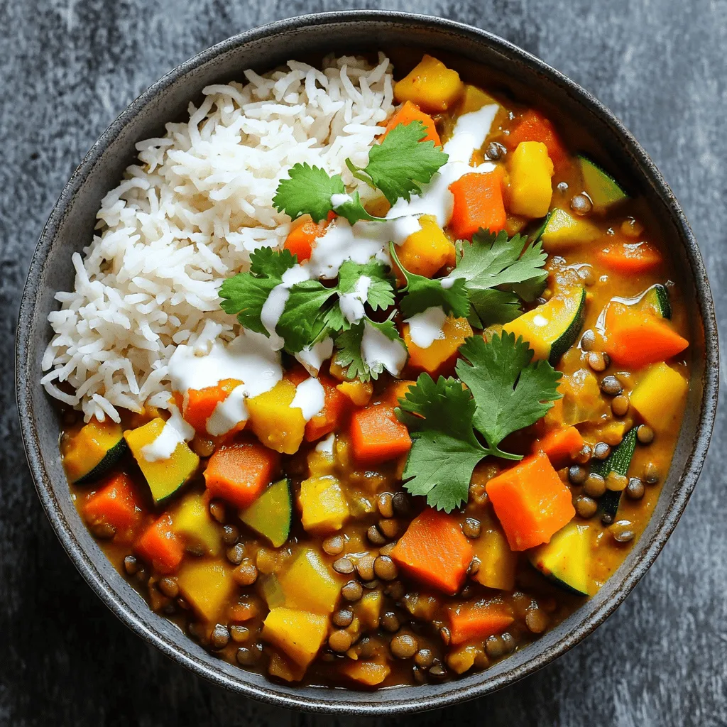 Vegan Lentil Curry Simple and Flavorful Dish