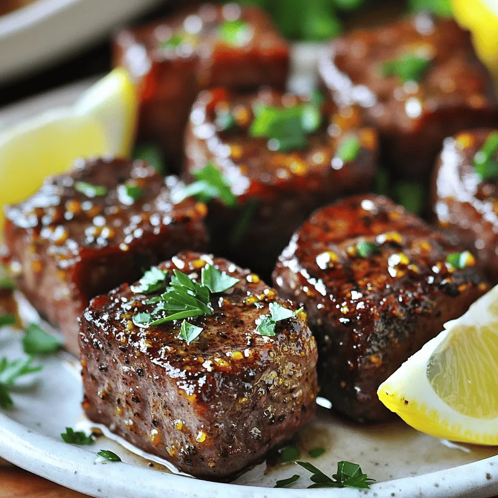 Cajun Garlic Butter Steak Bites Flavorful Dinner Delight