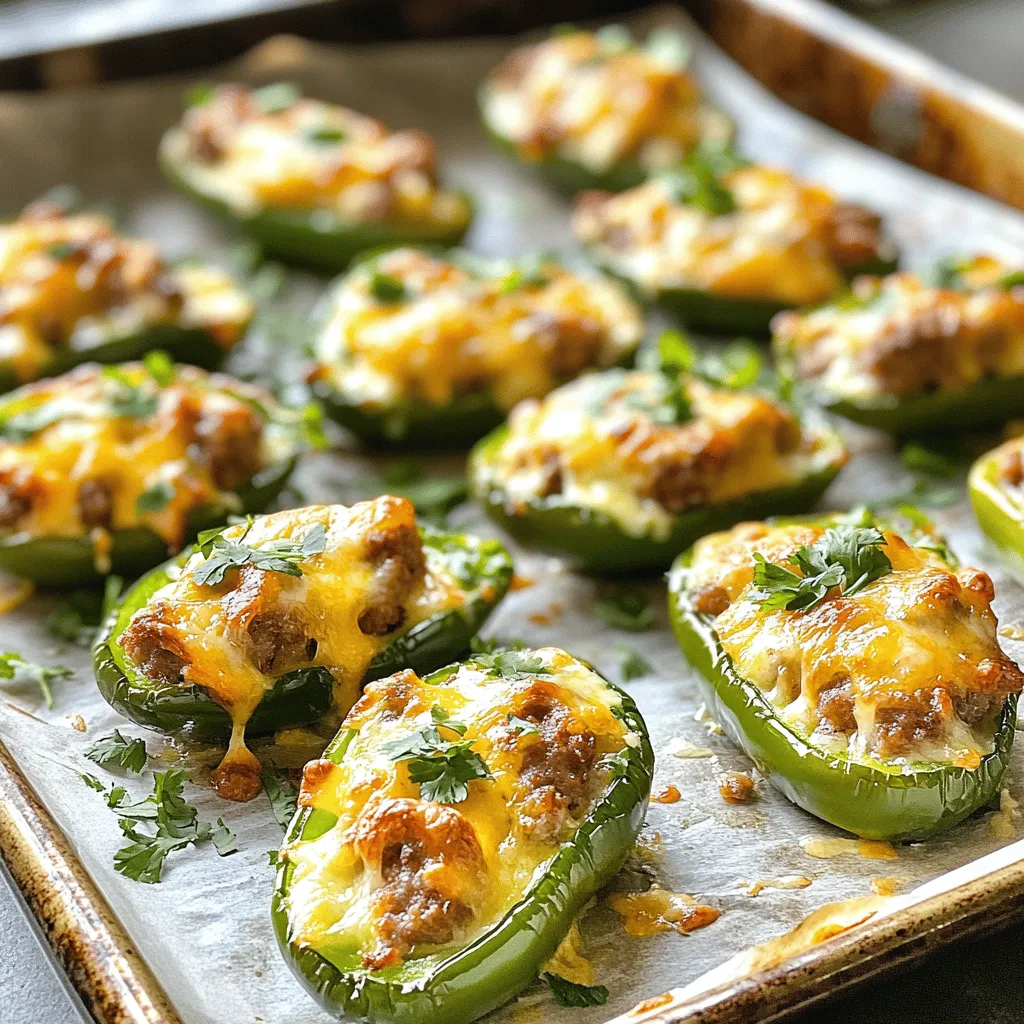 Sizzling Sausage Stuffed Jalapeños: A Flavor-Packed Appetizer