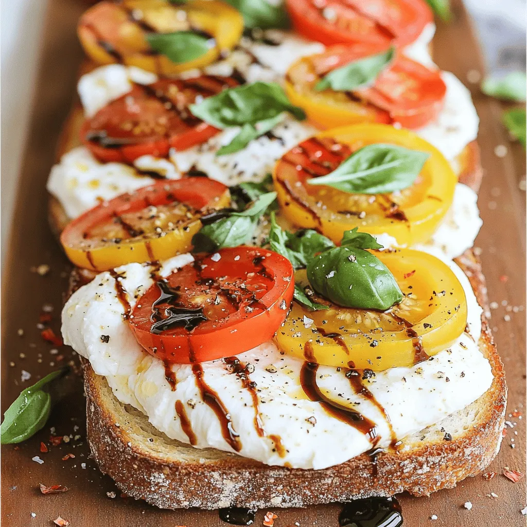Burrata-Carpese-Toast Irresistible Flavor Delight