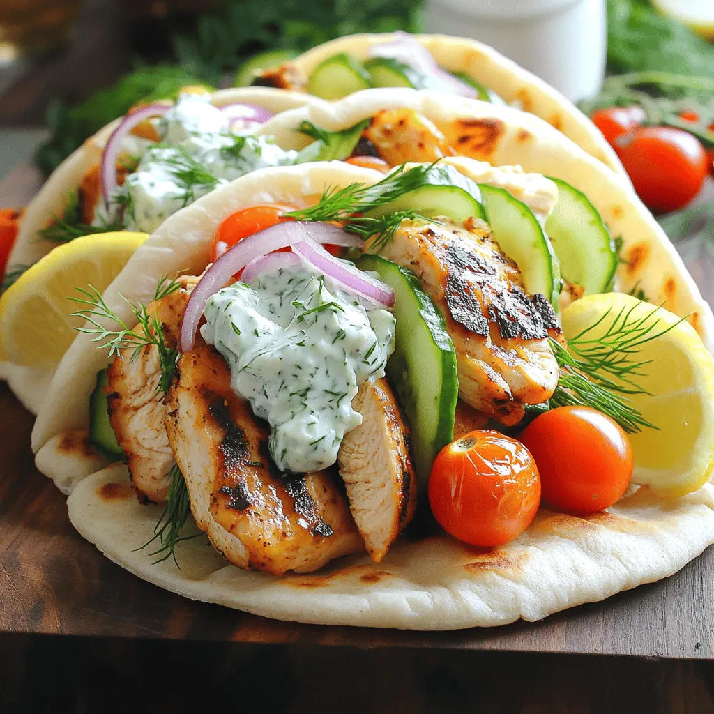 Chicken Gyro with Tzatziki Easy Meal Recipe Guide
