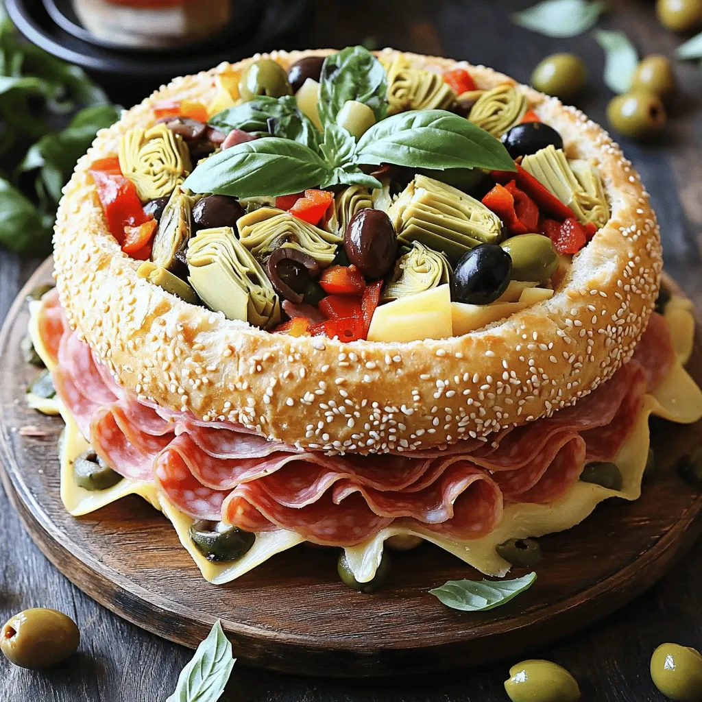 Classic Italian Muffuletta Sandwich Recipe Delightful Taste