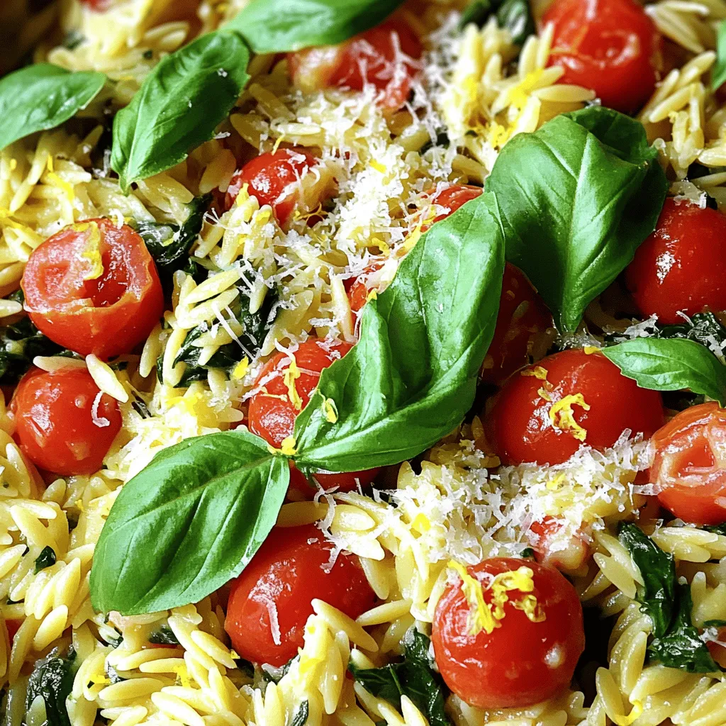 Orzo is a small, rice-shaped pasta. Its name means 