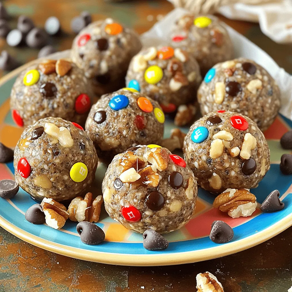 Monster Cookie Protein Balls Delicious and Easy Recipe
