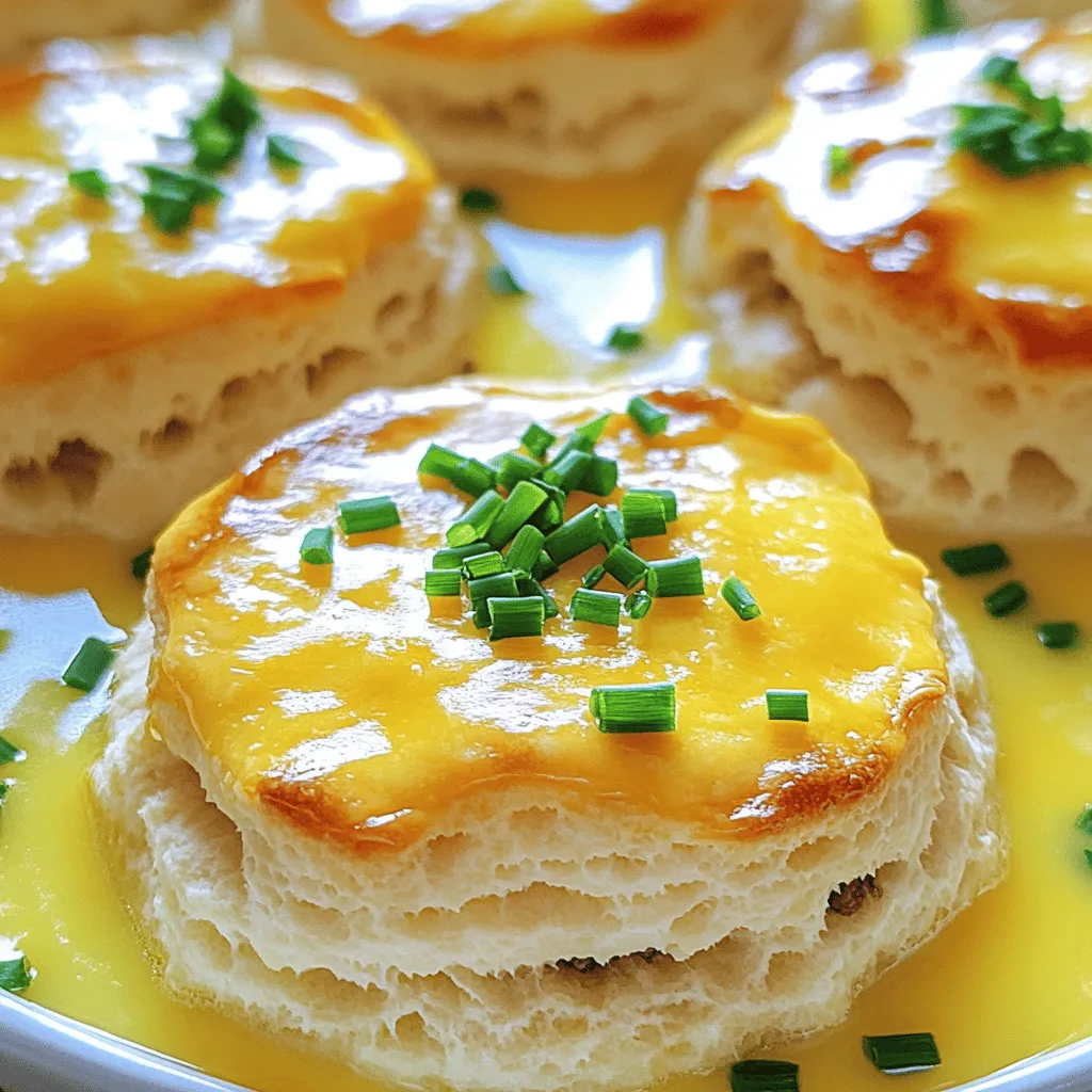 Savory Beef and Cheese Butter Swim Biscuits Recipe