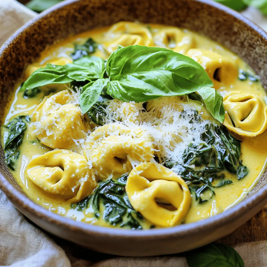 Creamy Cheese Tortellini Delicious and Simple Recipe