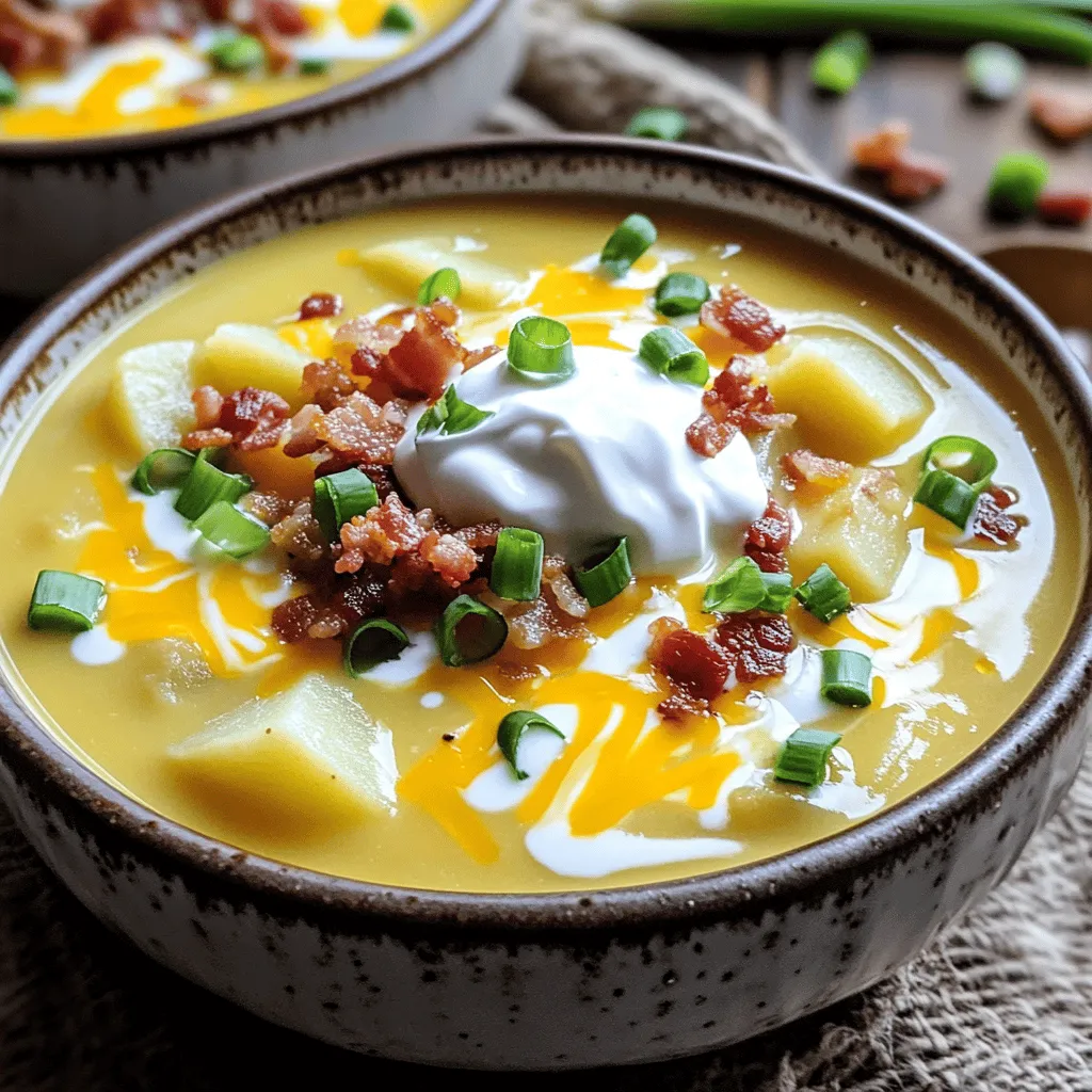 Slow Cooker Loaded Potato Soup Creamy Comfort Dish