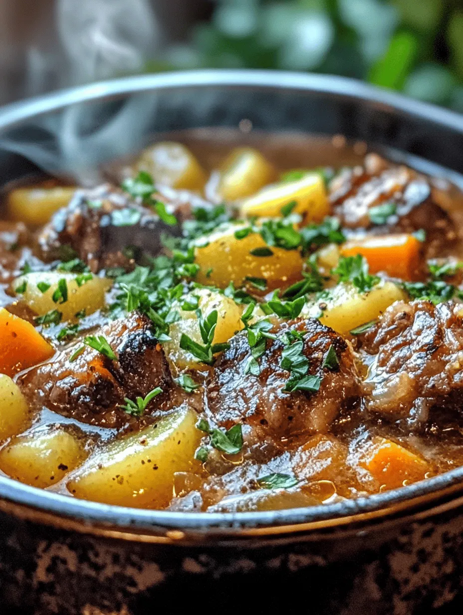 Hearty Instant Pot Oxtail Soup: A Comforting Delight