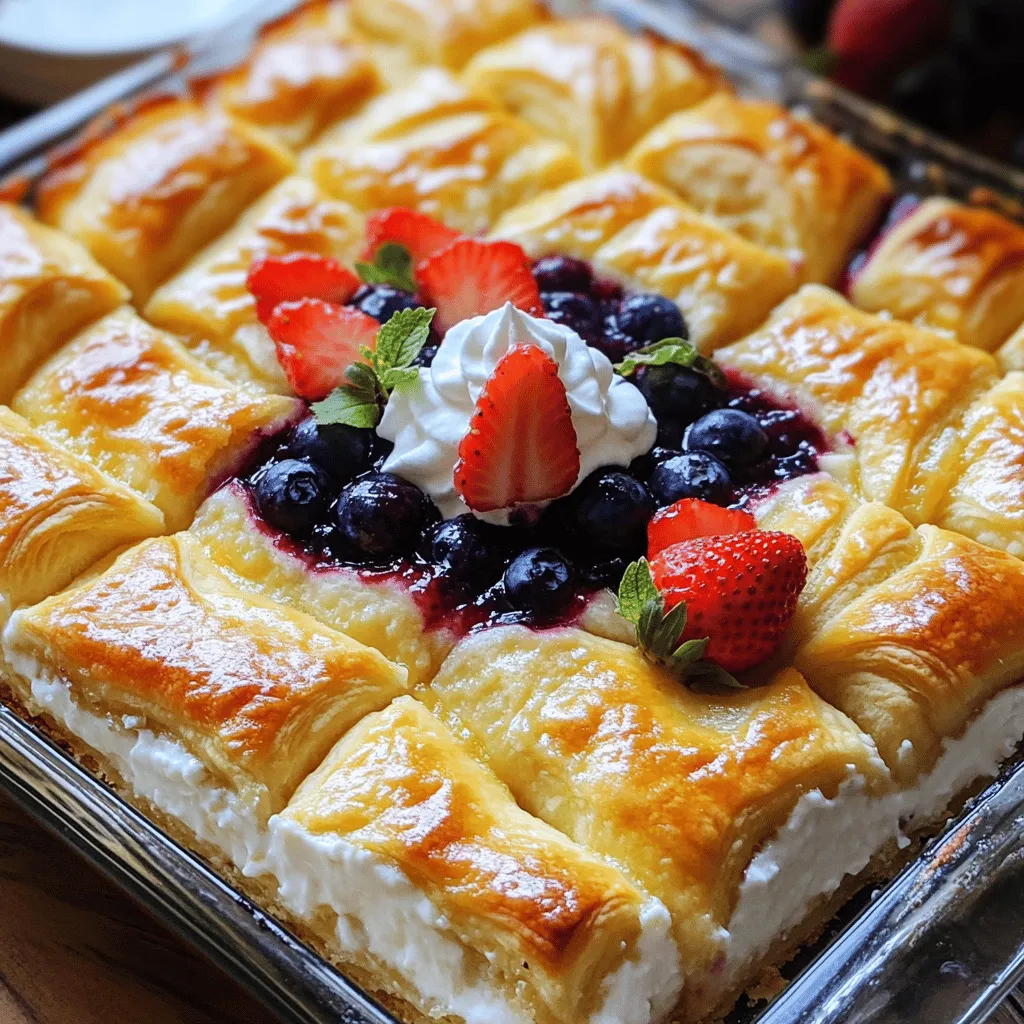 Cheesecake Crescent Rolls Casserole Delightful Treat