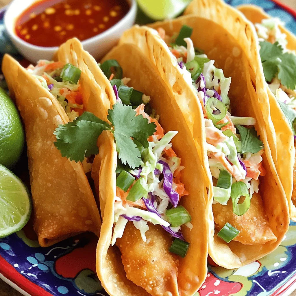 Crispy Chicken Wonton Tacos: A Flavorful Fusion Recipe
