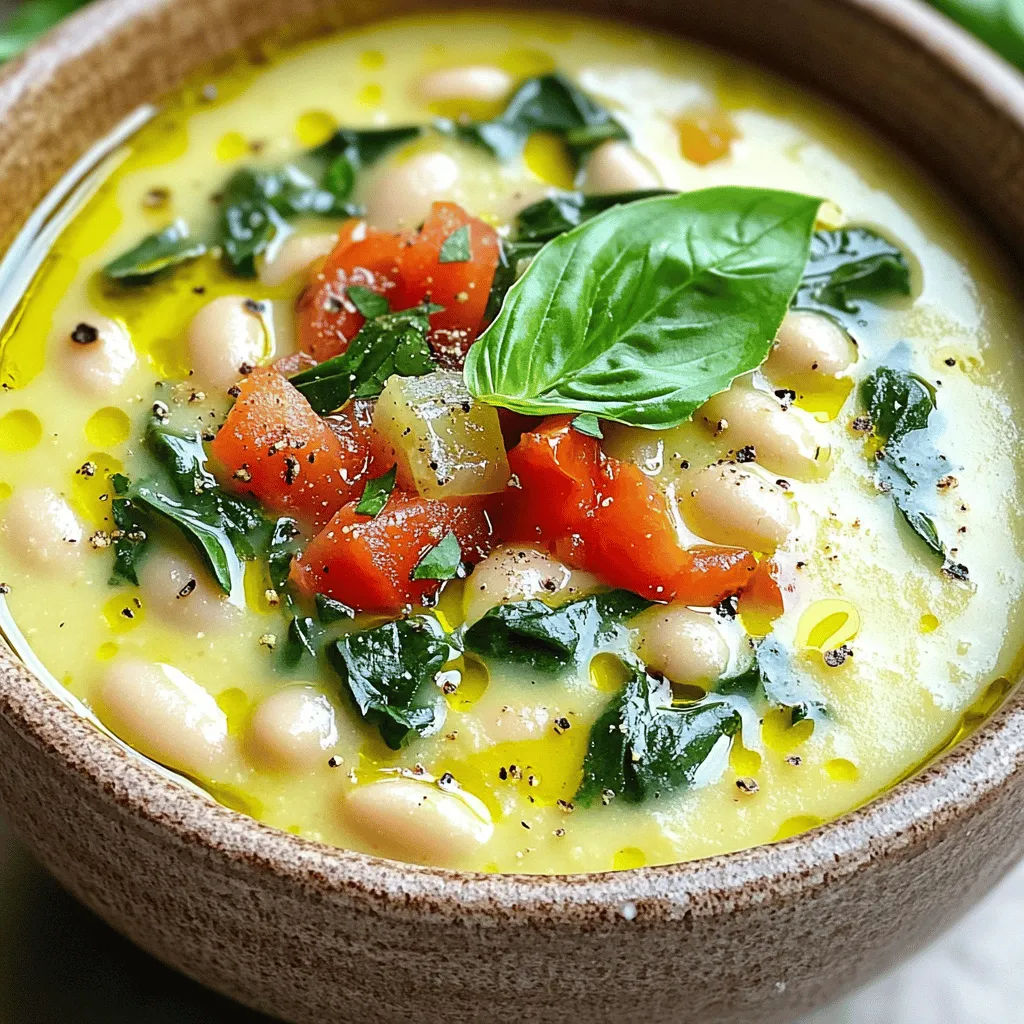 Creamy Tuscan White Bean Soup Flavorful and Easy Recipe