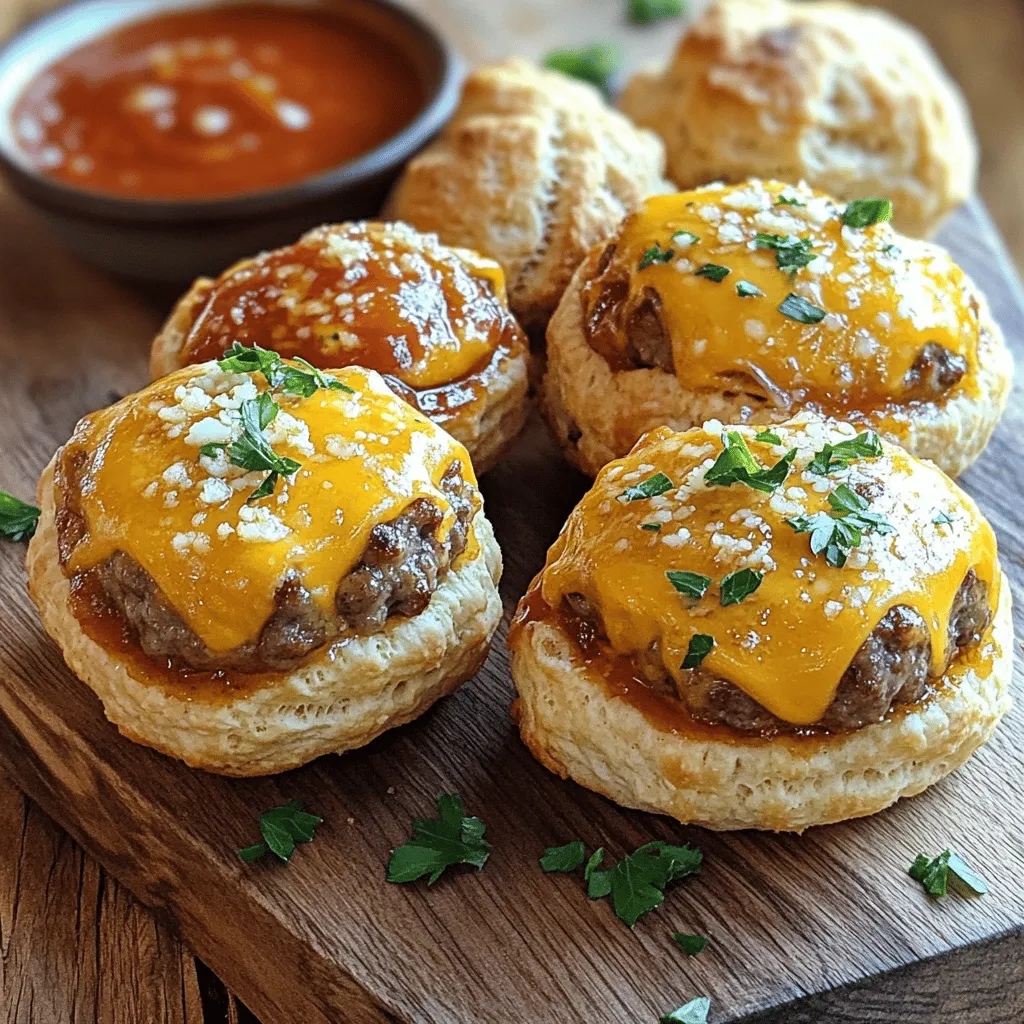 To make garlic parmesan cheeseburger bombs, you need a few key ingredients. First, you’ll need ground beef. This is the main filling that gives the bombs their burger flavor. Next, shredded cheddar cheese adds that gooey, cheesy pull we love. Grated Parmesan cheese gives a sharp, nutty taste that pairs well with the beef.