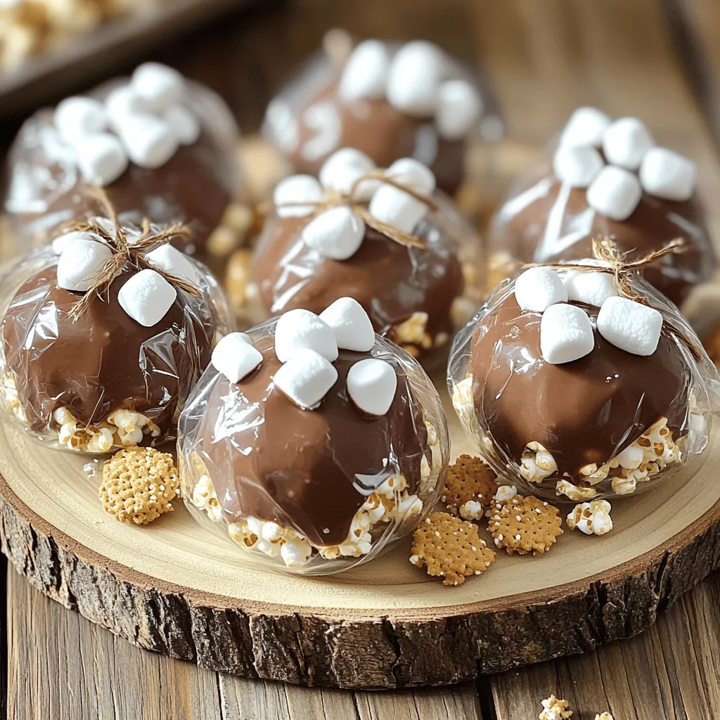 S'mores Popcorn Balls Irresistible Sweet Treats