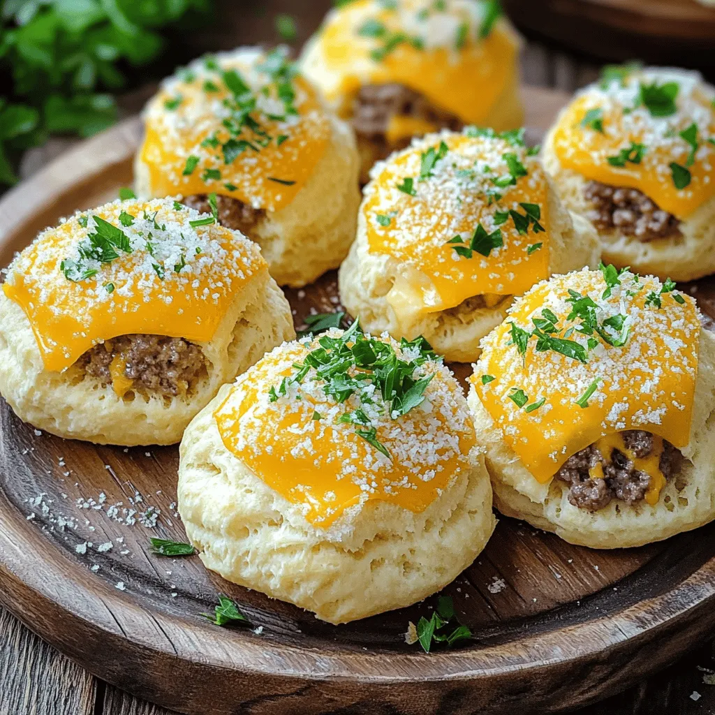 Irresistible Garlic Parmesan Cheeseburger Bombs Recipe