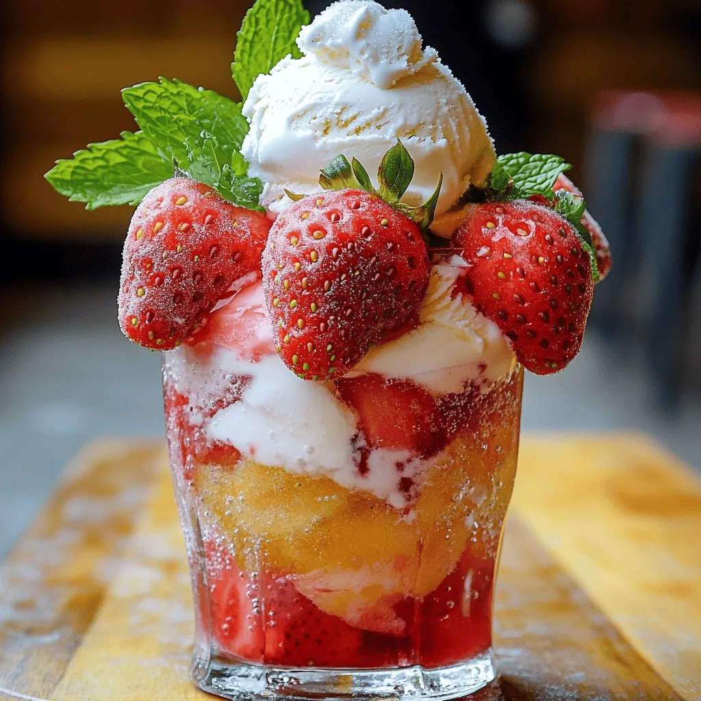Easy Strawberry Patch Float Refreshing Summer Delight