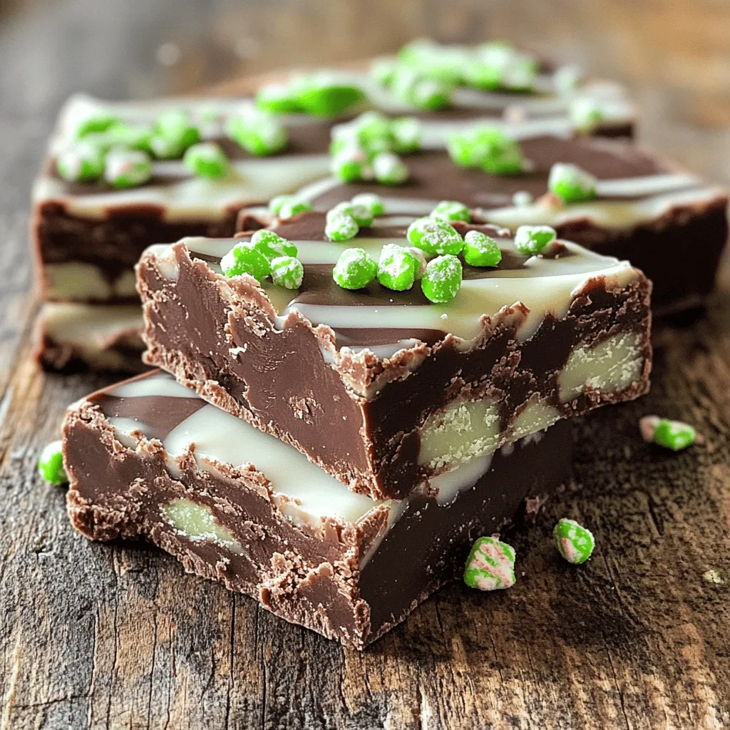 Mint Chocolate Fudge Decadent and Easy Dessert Recipe