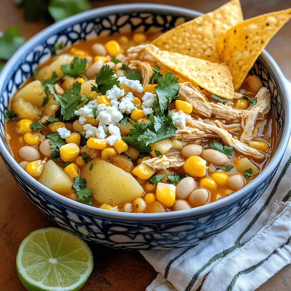 Mexican Street Corn White Chicken Chili Delightful Dish