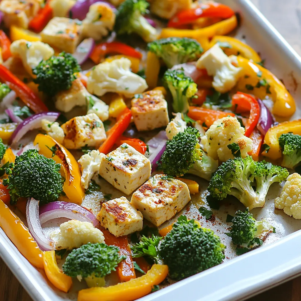 High Protein Sheet Pan Veggie Bake Flavorful Delight