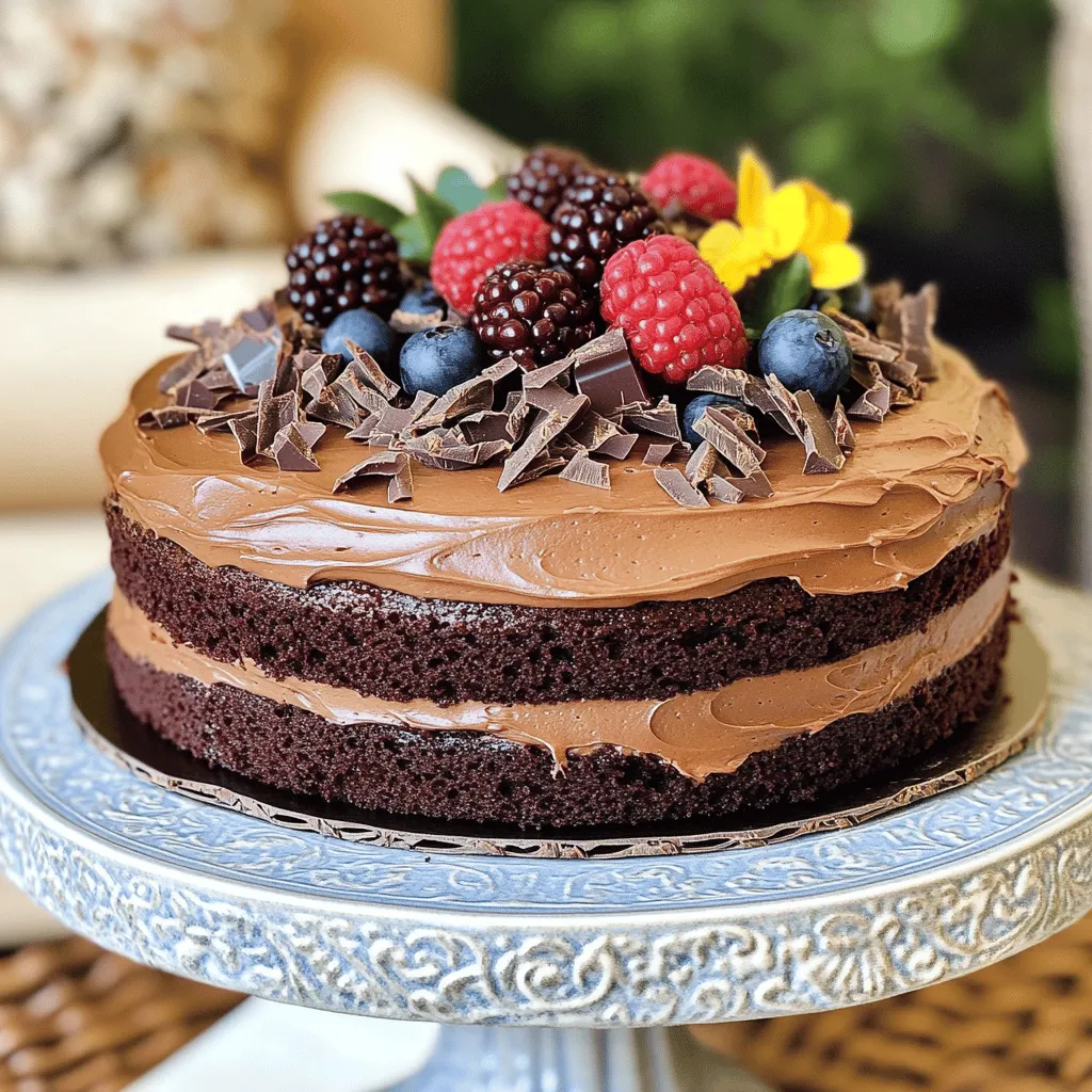 The key to a tasty classic chocolate cake lies in the right mix of ingredients. Each one plays a big role in making your cake moist and rich. Here’s what you need: