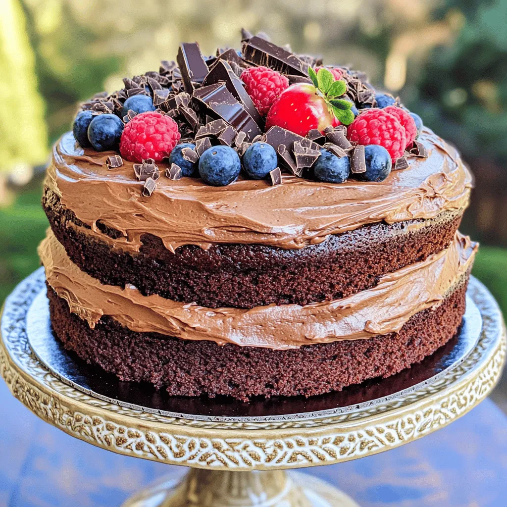 Classic Chocolate Cake Deliciously Rich and Moist Treat