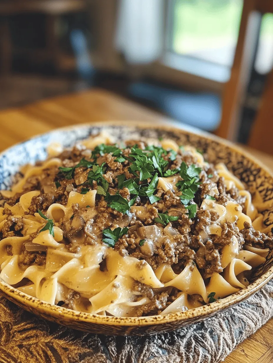 The Best Ground Beef Stroganoff Recipe You've Never Tried!
