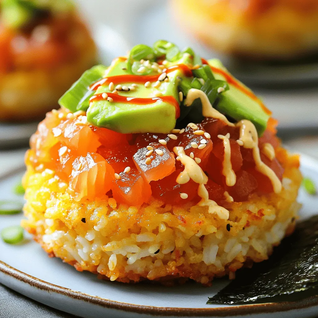 Spicy Tuna Crispy Rice Tasty Homemade Delight