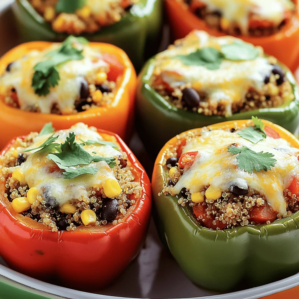 Stuffed Bell Peppers with Quinoa Hearty and Healthy Meal