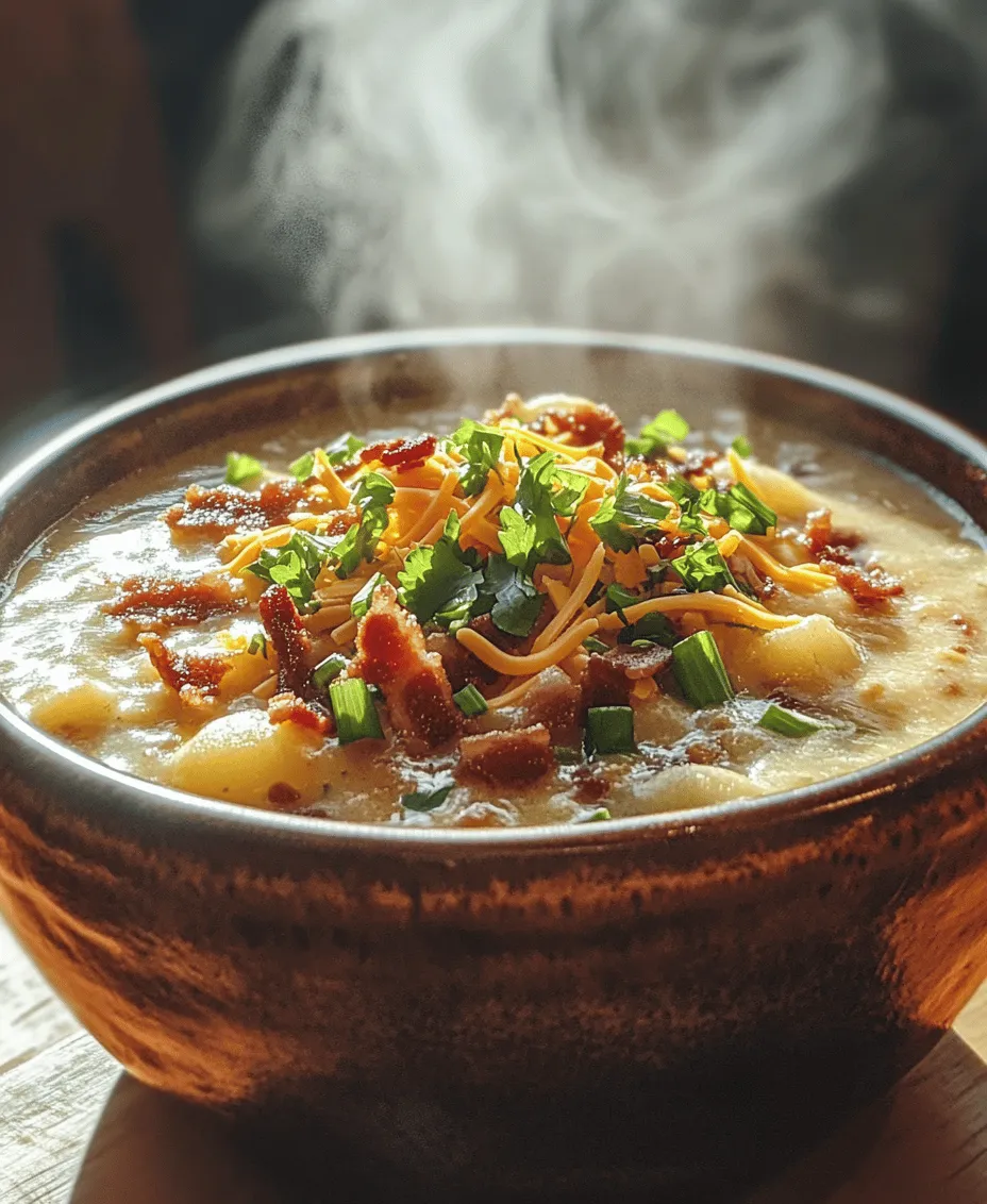 When the cold winds begin to blow, and the nights grow long, nothing warms the soul quite like a steaming bowl of loaded potato soup. This rich, creamy, and hearty dish has earned its place in kitchens across the globe, providing comfort and warmth during the chilliest of days. Loaded potato soup is a delightful medley of tender potatoes, savory broth, and a variety of toppings that elevate it into a satisfying meal. It’s not just a dish; it’s a hug in a bowl, perfect for gathering friends and family around the table.