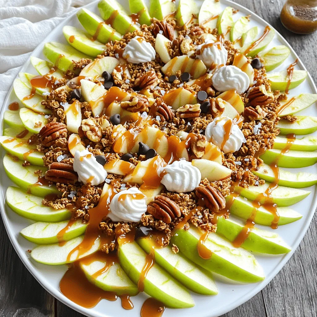 Caramel Apple Nachos Delightful Sweet Treat Recipe