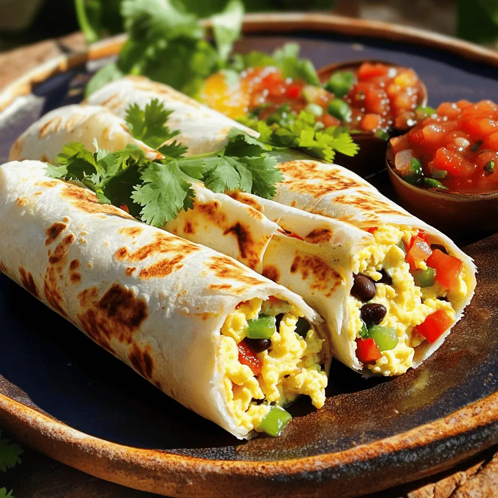 Easy Breakfast Burritos Quick and Tasty Recipe