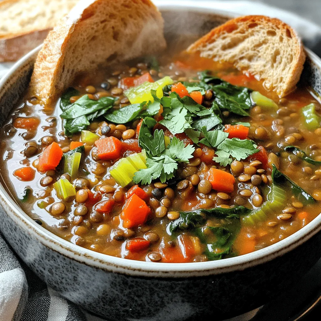 Spicy Lentil Soup Flavorful and Satisfying Recipe