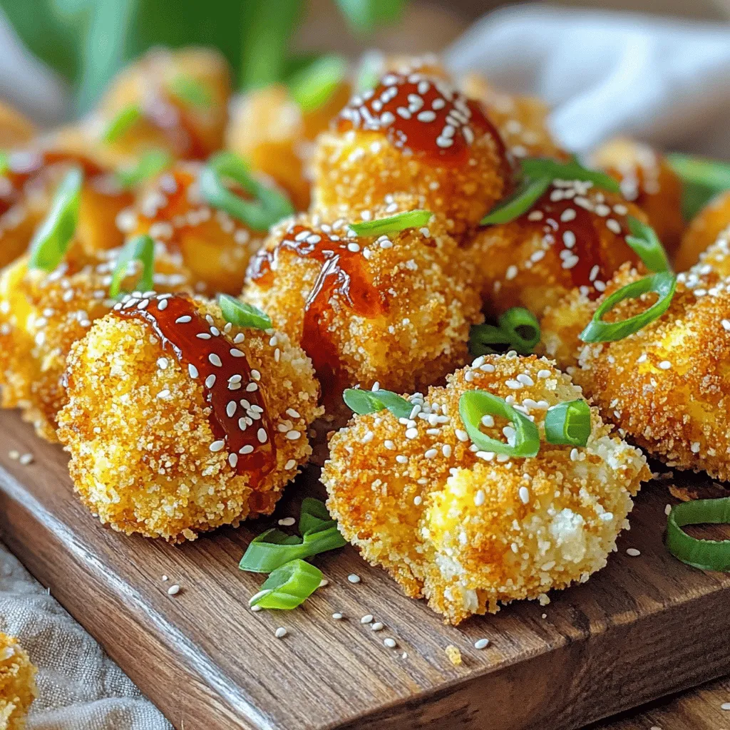 Sriracha Honey Cauliflower Bites Crispy and Easy Snack