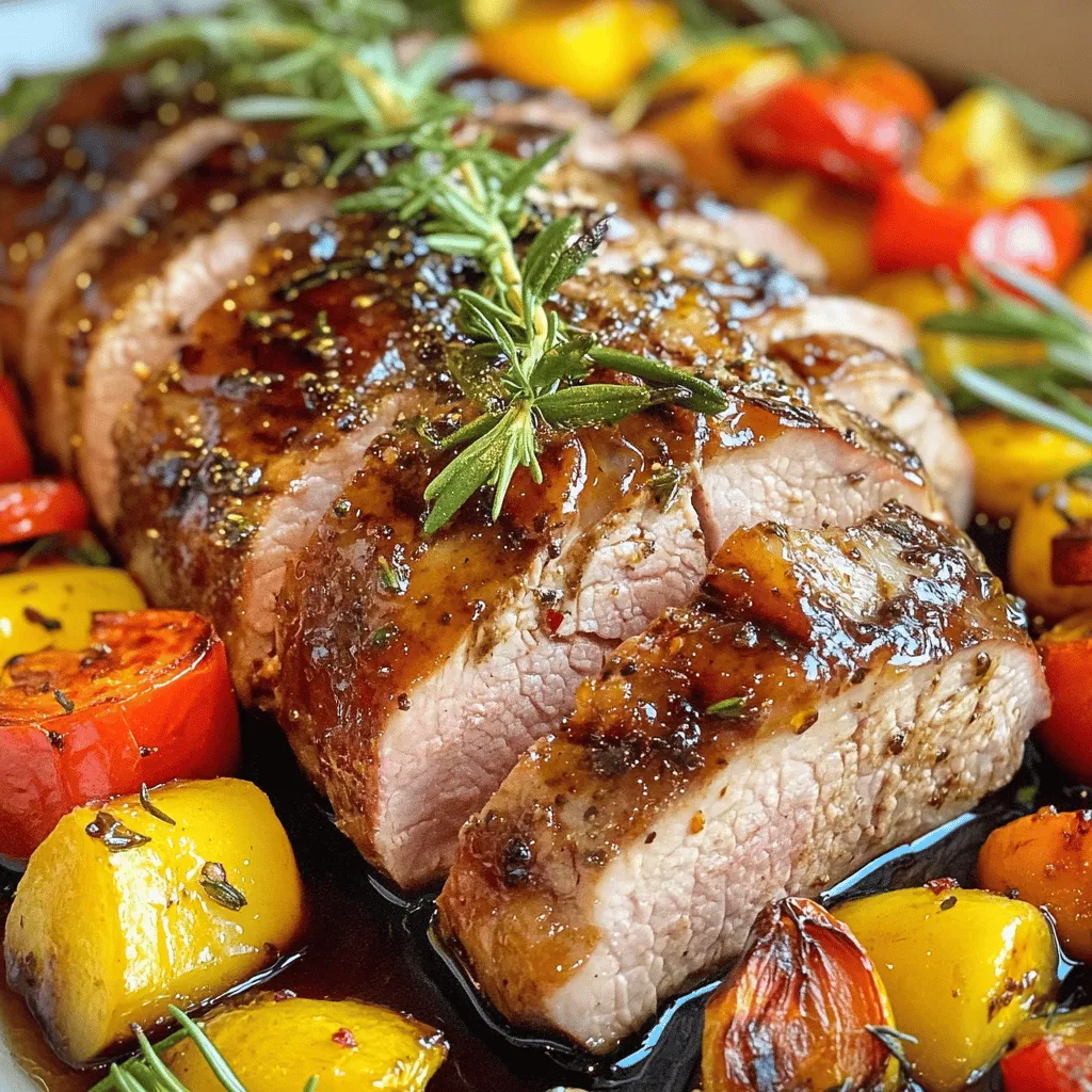 Sweet and Savory Honey Balsamic Pork Tenderloin