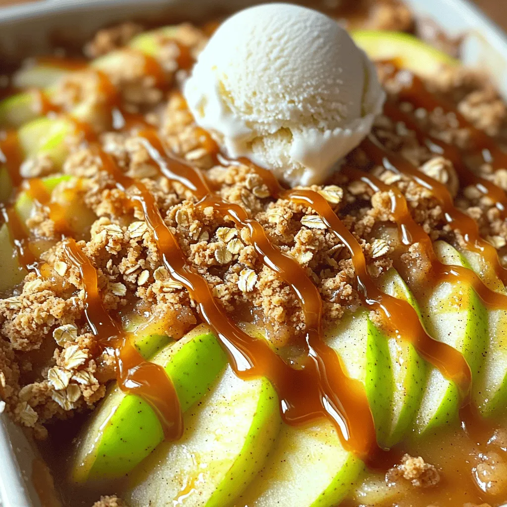 Caramel Apple Crisp Delightful and Easy Recipe