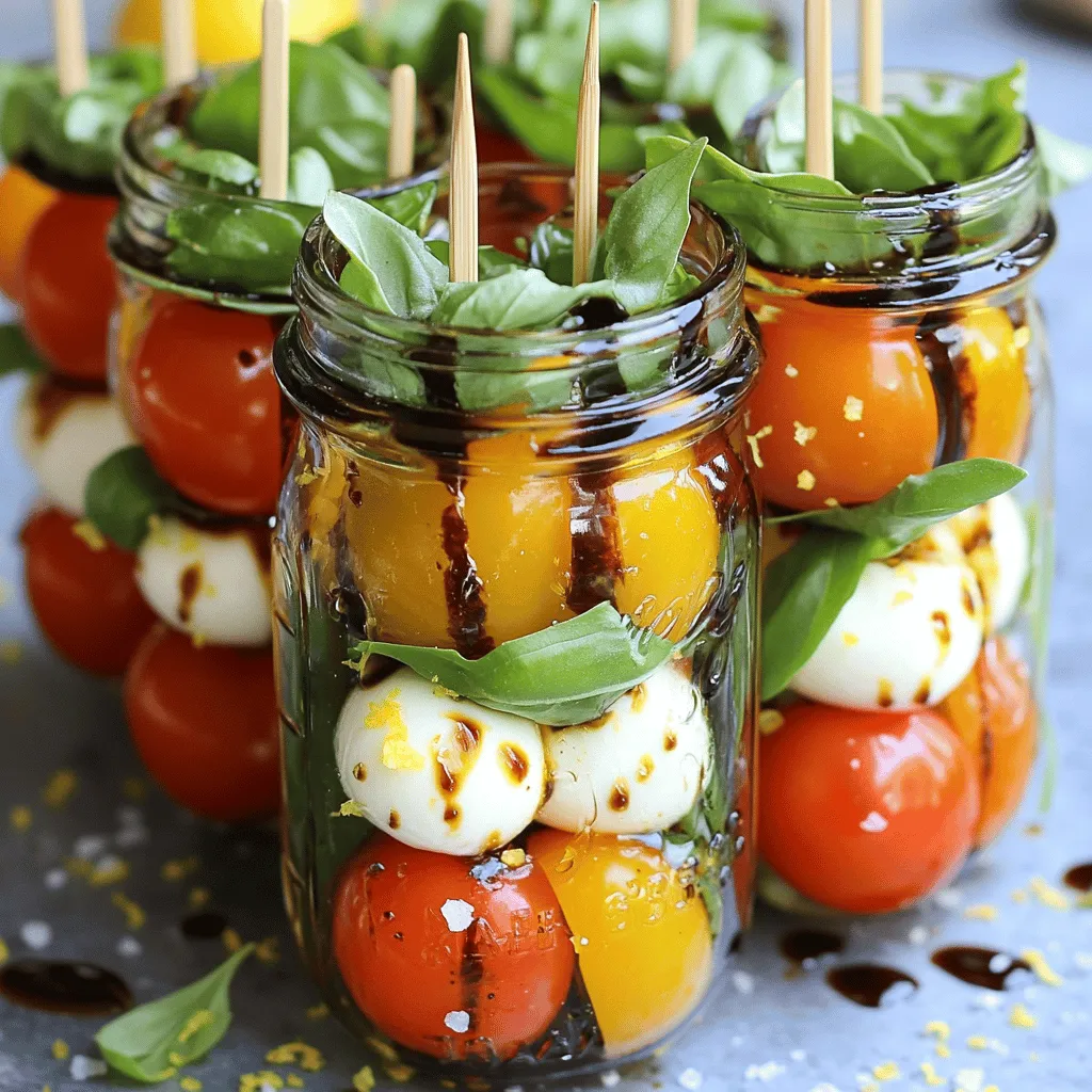 Caprese Salad Skewers Fresh and Flavorful Treat