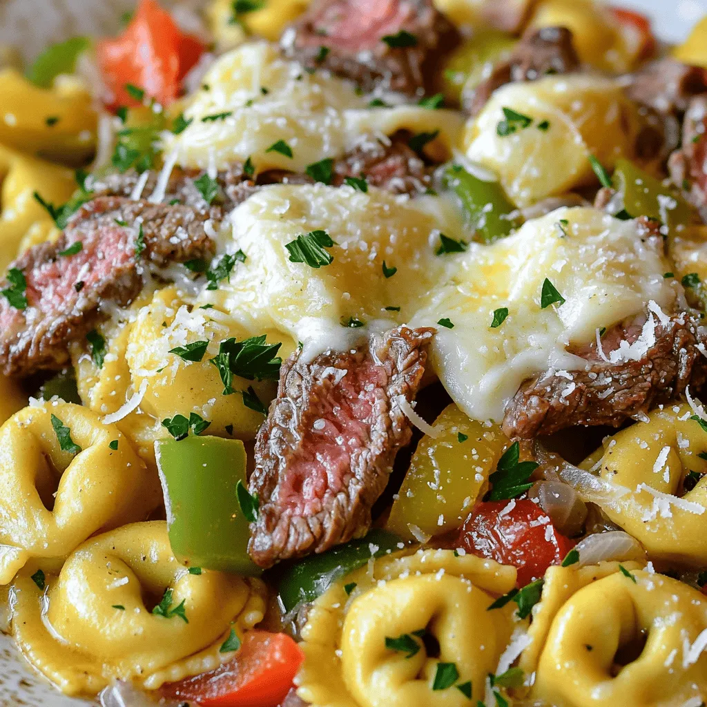 Cheesesteak Tortellini Bliss Flavorful and Easy Recipe