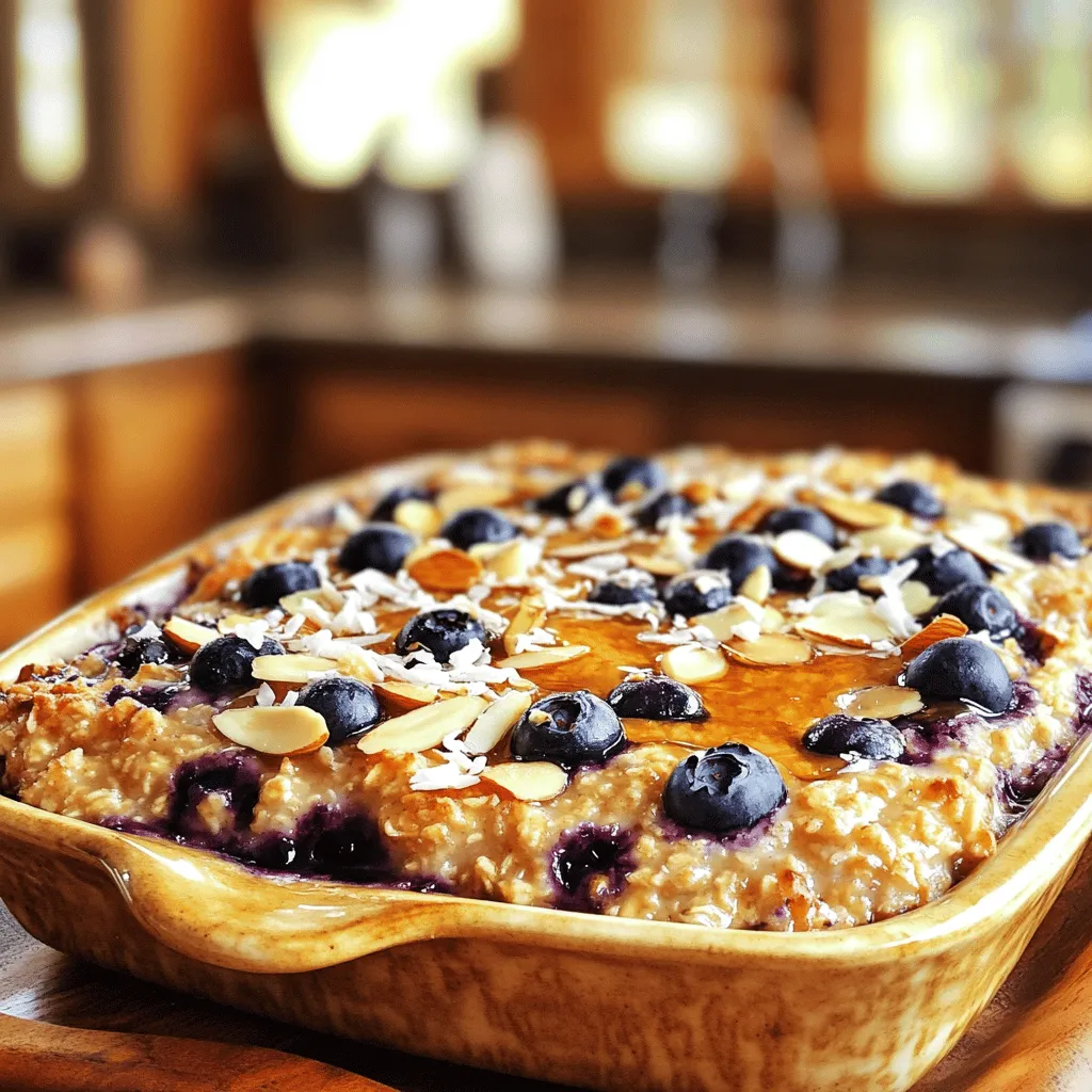 Blueberry Oatmeal Bake Energizing Breakfast Recipe