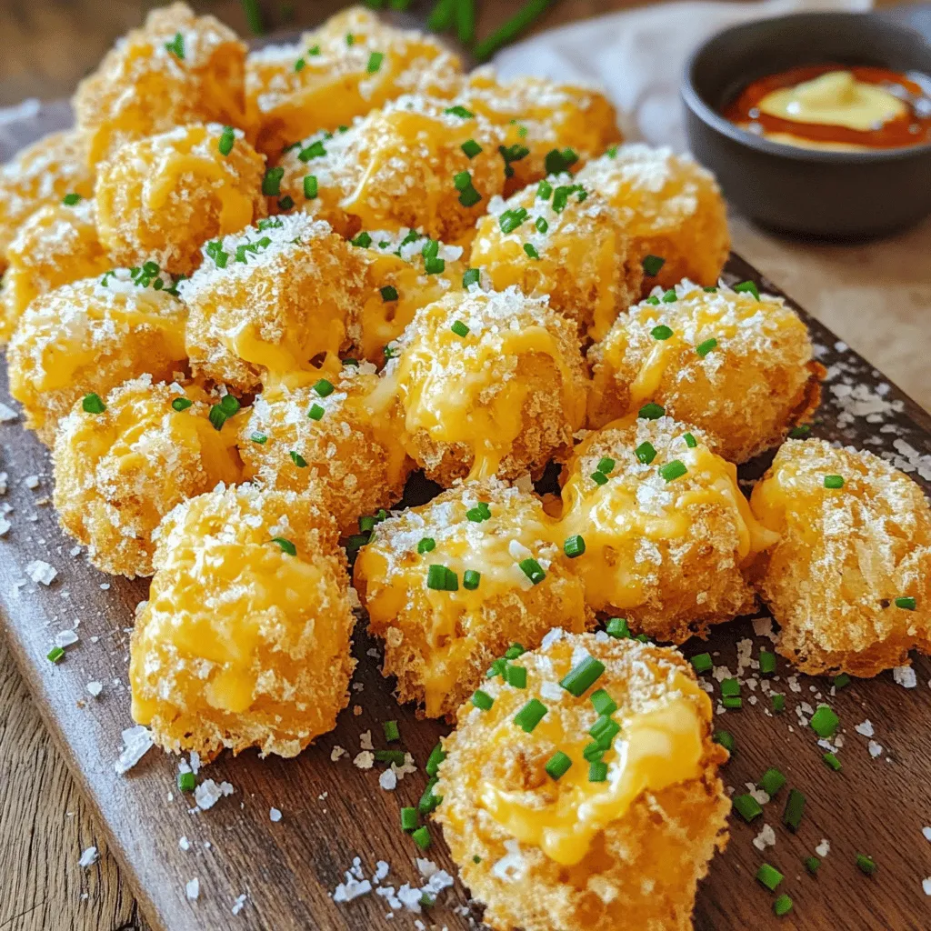 Air Fryer Cheesy Tater Tots Flavorful Snack Delight