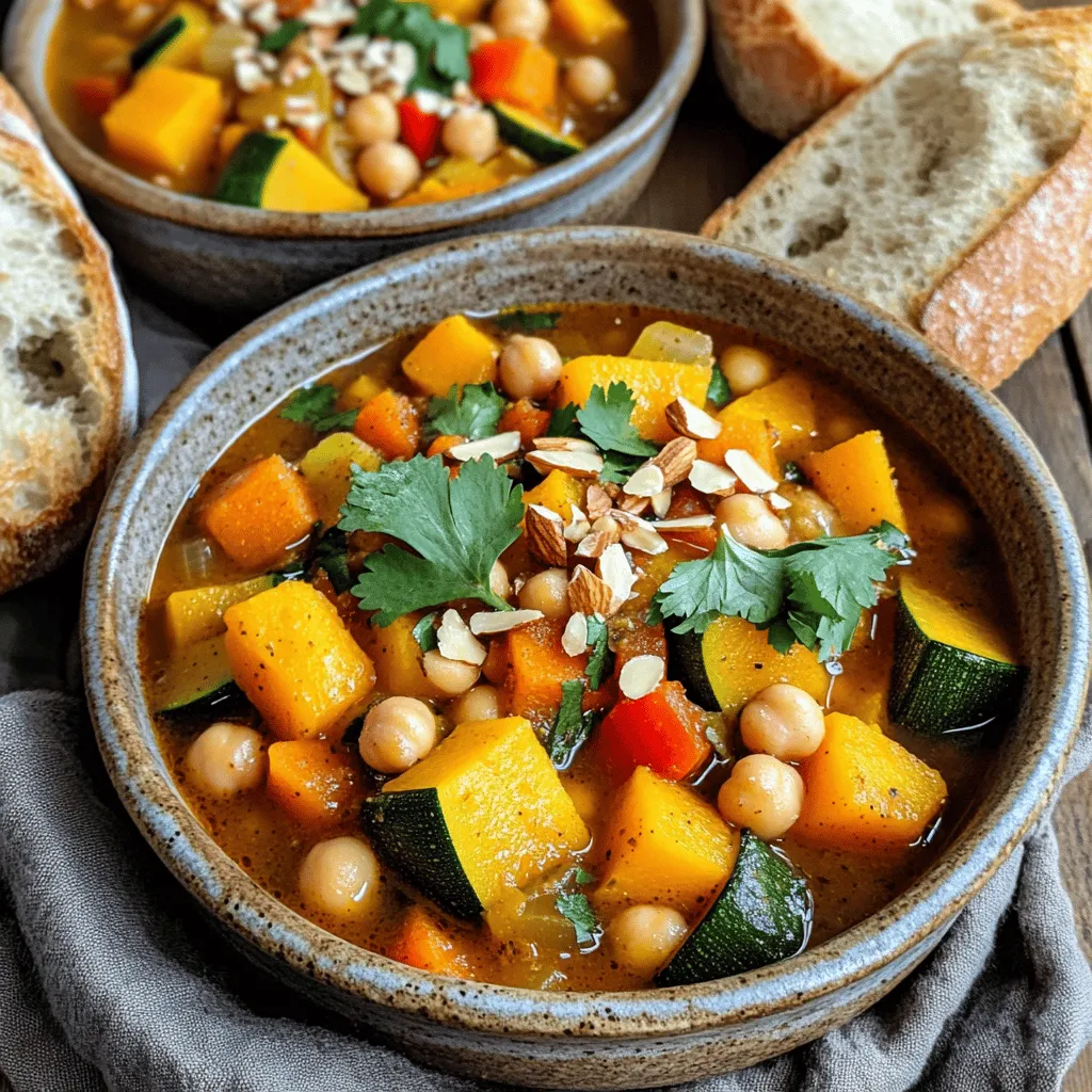 Vegan Moroccan Stew Hearty and Spicy Delight