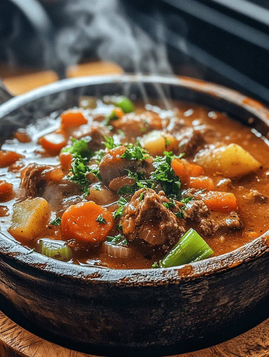Hearty Homemade Vegetable Beef Soup: The Ultimate Comfort Food